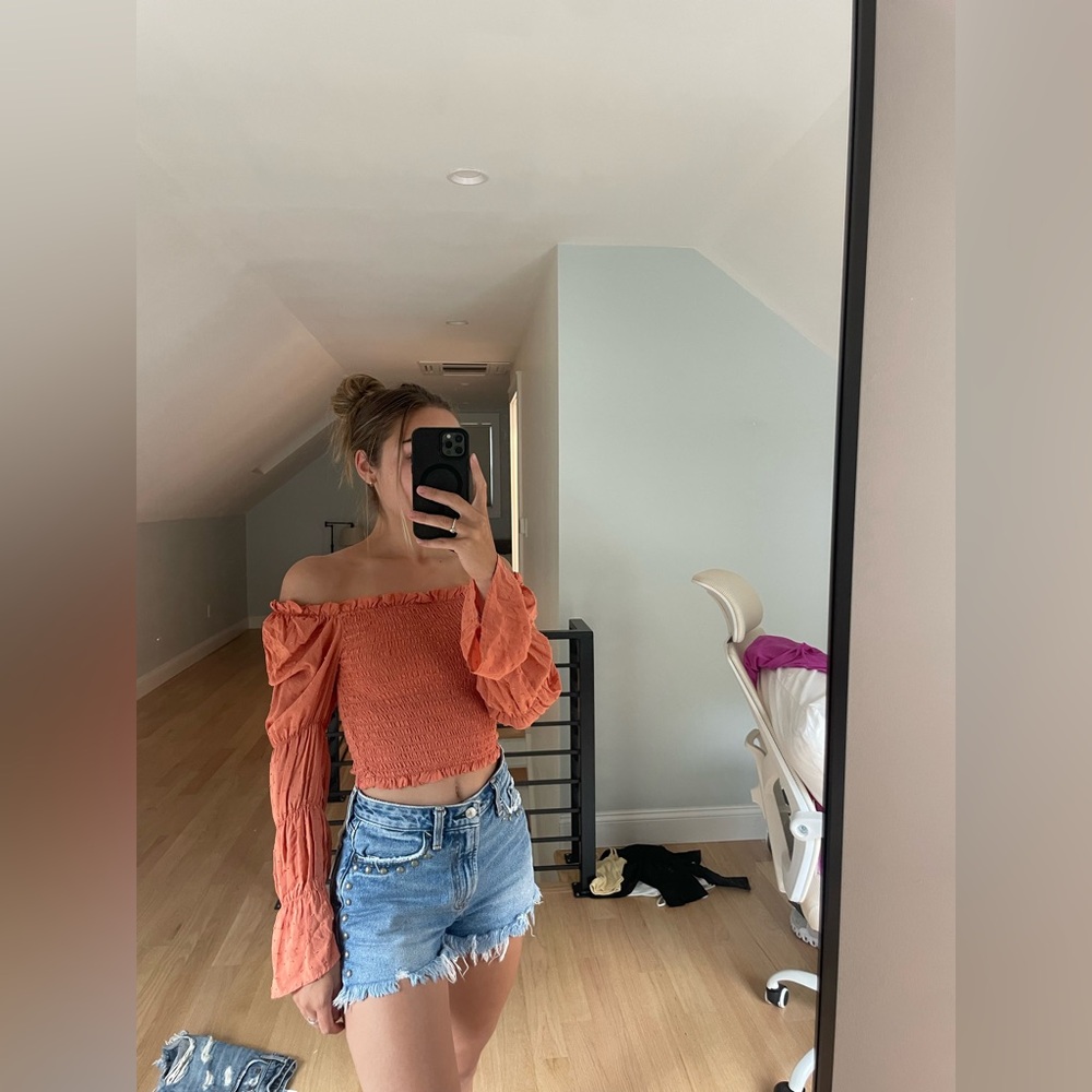 Off the shoulder shirt